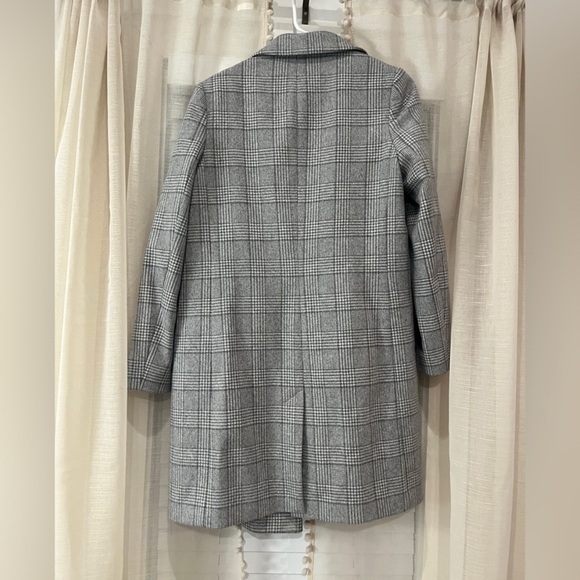 Sézane Johnson plaid wool coat - Picture 5 of 7